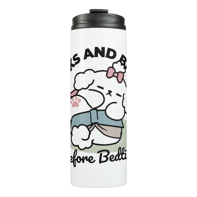 Termo Antes de la hora de la cama con mi perilla - Lover (Anverso)