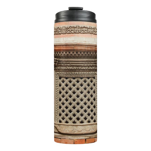 Termo Antigua ventana en el patio Nasal Chowk de Hanuman (Anverso)