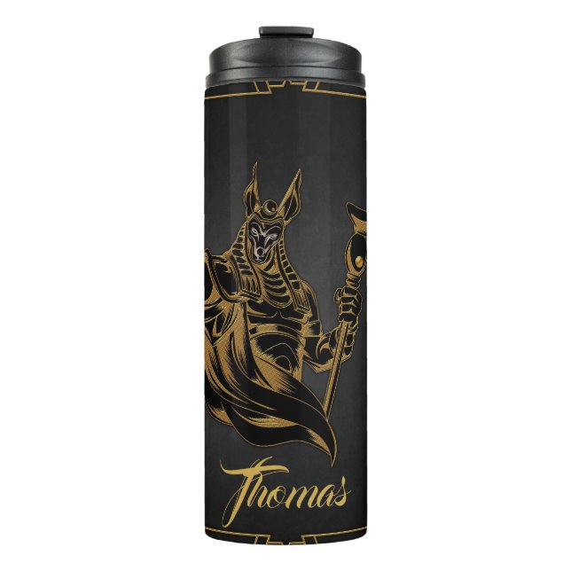 Termo Anubis antiguo de Egipto. (Anverso)