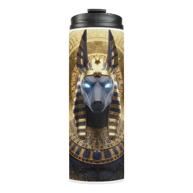 Termo Anubis Jackal Thermal Mug | Ancient Egyptian God T (Anverso)