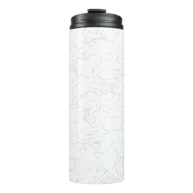 Termo Anuncio de Graduación Blanco Elegante (Anverso)