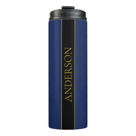 Termo Apellido o empresa Navy Blue & Gold Name