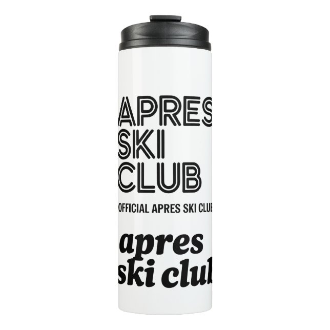 Termo Apres Ski Club Coffee Mug – Winter Ski Lover Gift (Anverso)