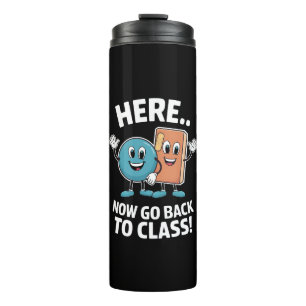 Termo Aquí Ahora Vuelve A Clase Enfermera Escolar Médico