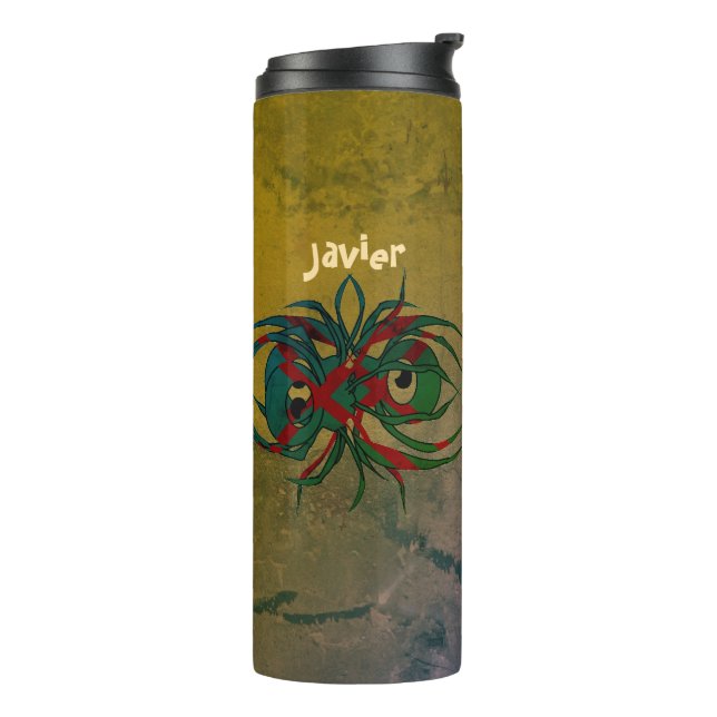 Termo Araquín psicodélico y personalizado de la desesper (Rotado hacia la izquierda)