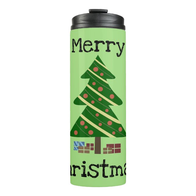 Termo Árbol de Navidad con regalos (Anverso)