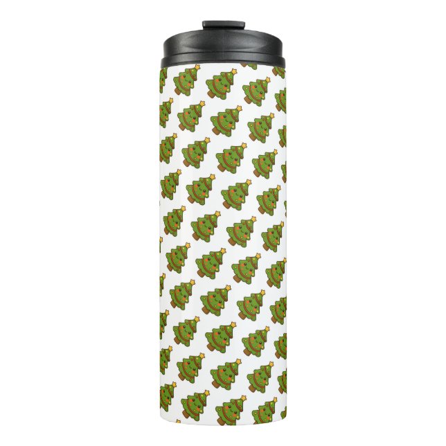 Termo Árbol de Navidad Cute Kawaii (Anverso)