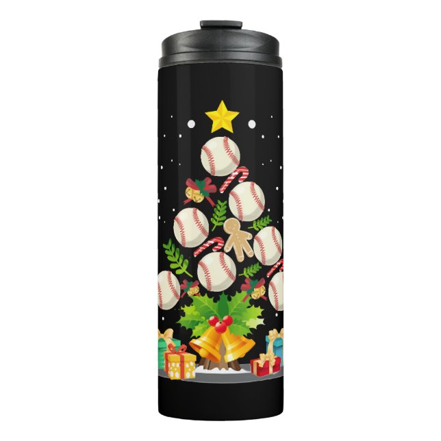 Termo árbol de navidad de béisbol (Anverso)