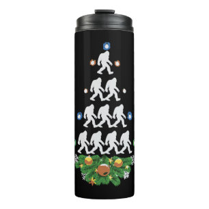Termo Árbol de Navidad de pie grande Sasquatch Santa Lov