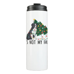 Termo Árbol de Navidad No Es Mi Error De Collie Dog Chr