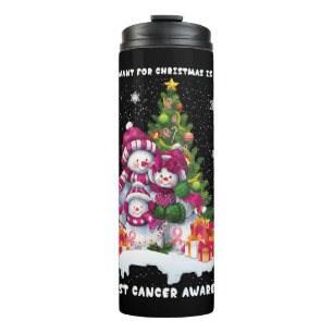Termo Árbol de Navidad para la Concienciación sobre el C
