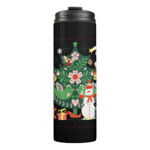 Termo Árbol navideño con ornamentos