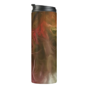 Termo Árbol rojo de luz de sueño termal Tumbler