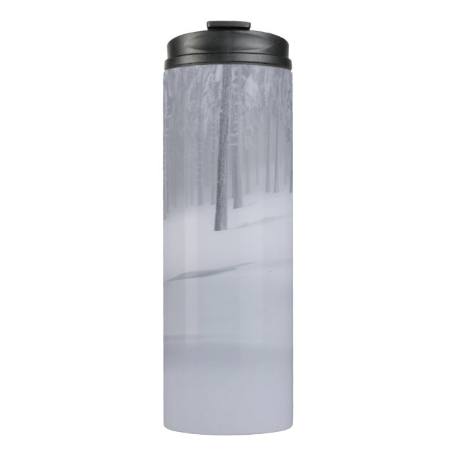 TERMO ÁRBOLES CUBIERTOS DE NIEVE DURANTE EL DÍA (Anverso)