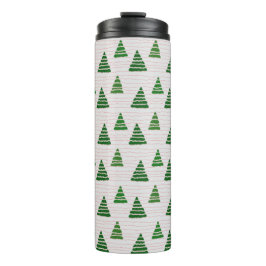 Termo Árboles de navidad con cuerdas de peras