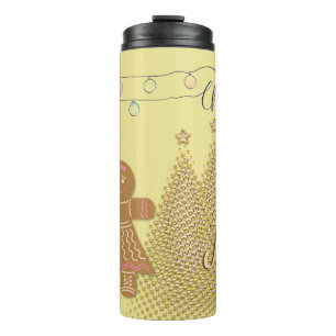 Termo Árboles navideños Chicas Gingerbread personalizado