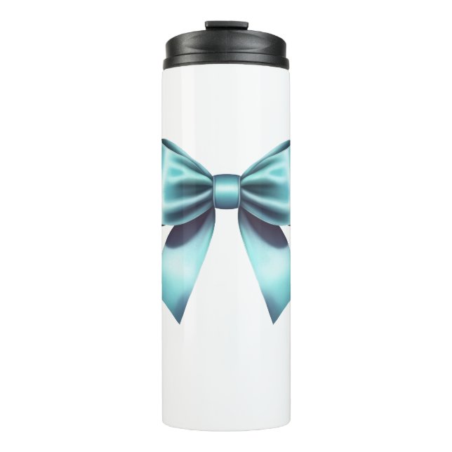 Termo Arco azul turquesa elegante ducha de boda nupcial (Anverso)