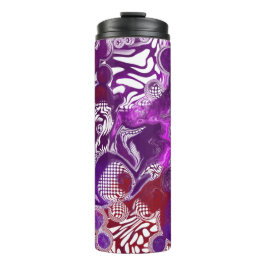 Termo Arco De Aceite De Mármol Púrpura Rojo