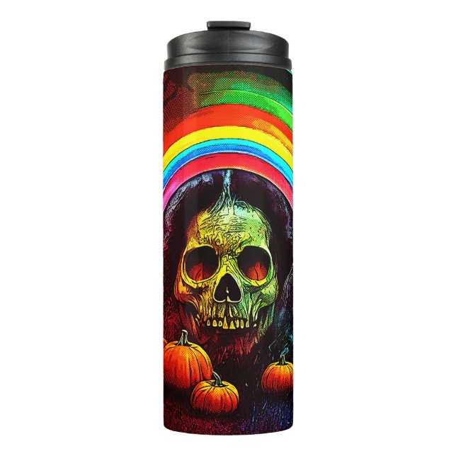 Termo Arcoiris De Halloween Del Mal (Anverso)