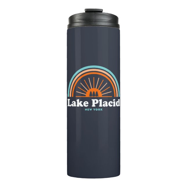 Termo Arcoiris de Lake Placid Nueva York (Anverso)