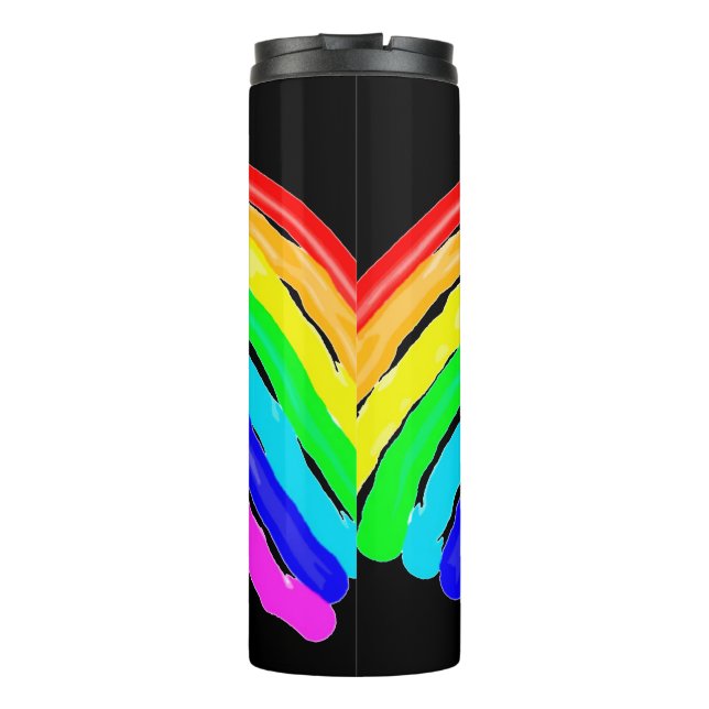 Termo Arcoiris dibujado (Reverso)