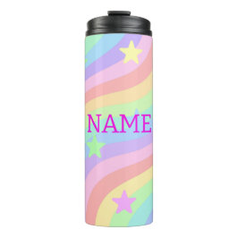 Termo Arcoiris y estrellas