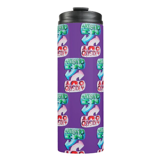 Termo Arigato In, Arigato Out (Anverso)