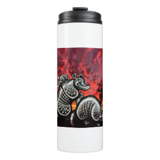 Termo Armadillos del cielo rojo
