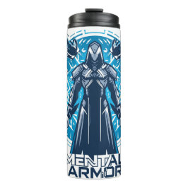 Termo Armadura Mental - Figura Guerrera con Capucha