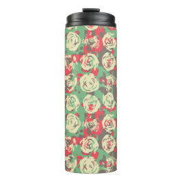 Termo Armonía de tinta y Rosas - Patrón sin foco