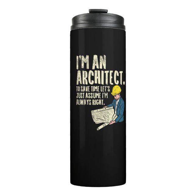 Termo Arquitecto - Soy arquitecto (Anverso)