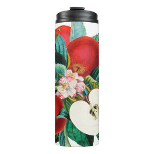 Termo Arreglo antiguo de manzanas botánicas, manzana t