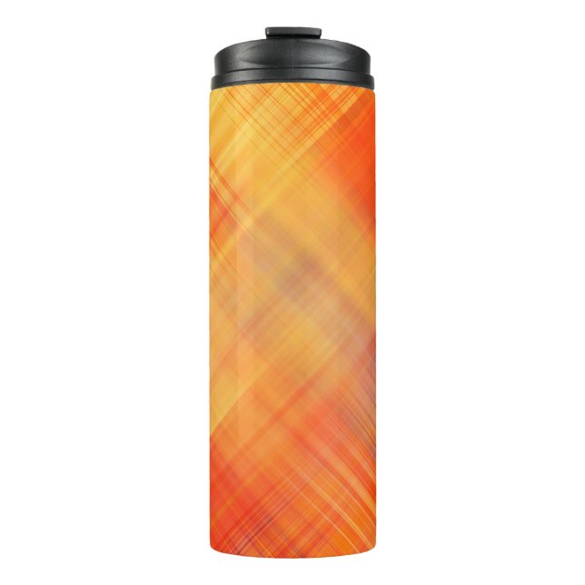 Termo art abstract geometric diagonal lines pattern, blu (Anverso)