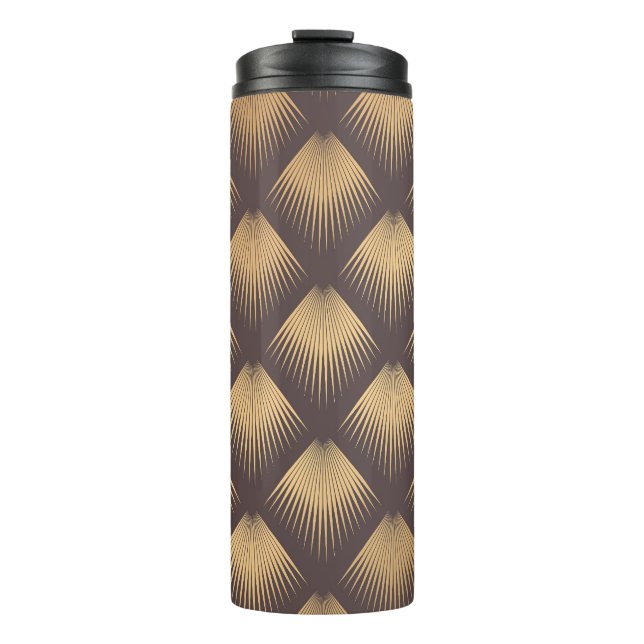 Termo Art Deco Golden: Sin Maravillas Minimalistas (Anverso)