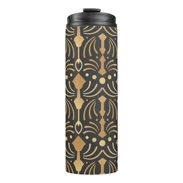 Termo Art Deco Luxury: Elegancia japonesa vintage (Anverso)