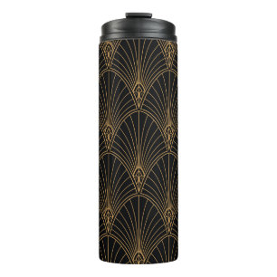 Termo Art deco: patrón geométrico clásico.