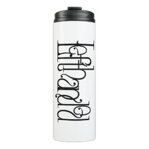 Termo Art Nouveau Lefthaned Typography Design Thermal T
