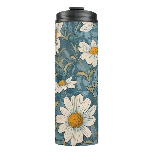 Termo Art Nouveau Shasta Daisies (Anverso)