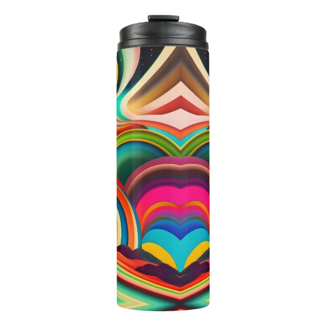 Termo Arte abstracto de Bonnaroo (Anverso)