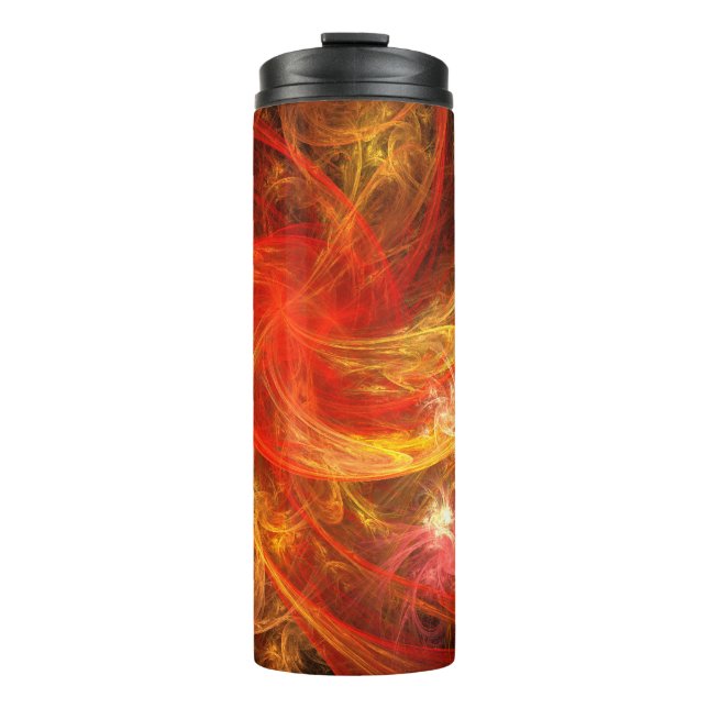 Termo Arte abstracto de Firestorm (Anverso)