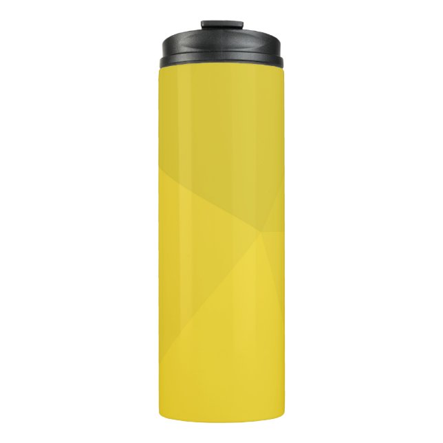 Termo Arte amarillo, simple, moderno, fresco y geométric (Anverso)