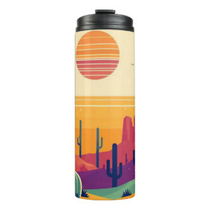 Termo Arte colorido del desierto del sudoeste