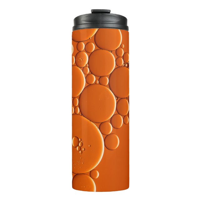 Termo arte de burbujas naranjas (Anverso)