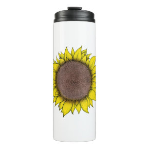 Termo Arte de girasol