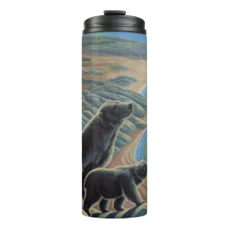 Termo Arte de oso nativo Tumbler Mugs Drinkware Oso Pola