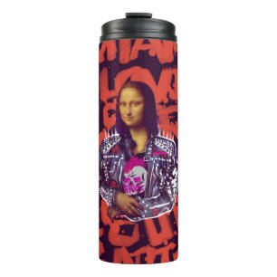 Termo Arte de Punk de Mona Lisa