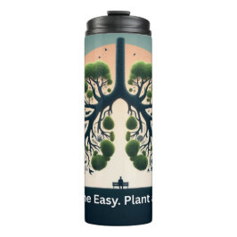 Termo Arte del entorno del árbol verde simbólico