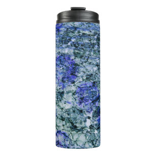 Termo Arte digital de fondo abstracto de acuarela azul