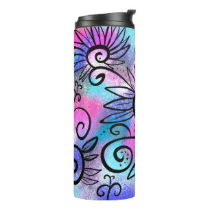 Termo Arte floral divertido