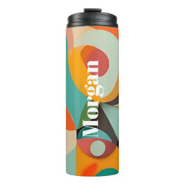 Termo Arte moderno de medio siglo, nombre vertical, geom